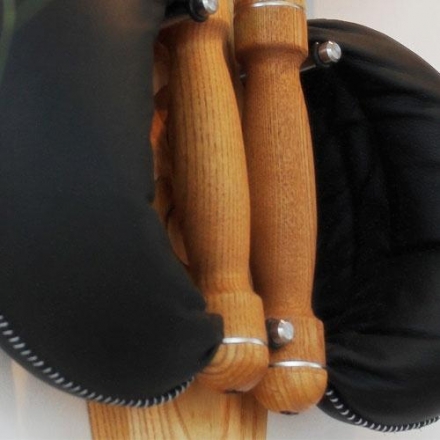 Настенный набор гантелей NOHrD Swing Board, материал: дуб., общий вес: 26 кг