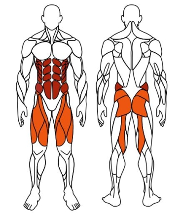 Степ+Твистер (красный) - Уличный тренажер - СТ 019-11