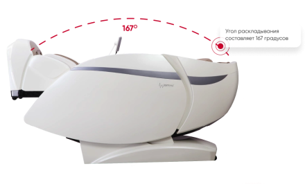 Массажное кресло с искусственным интеллектом Skyliner 3, черно-серое