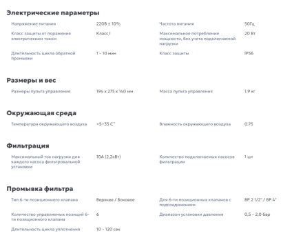 Блок автоматической обратной промывки AUTOCLEAN S-LIGHT 2 ½&quot; - 4&quot;