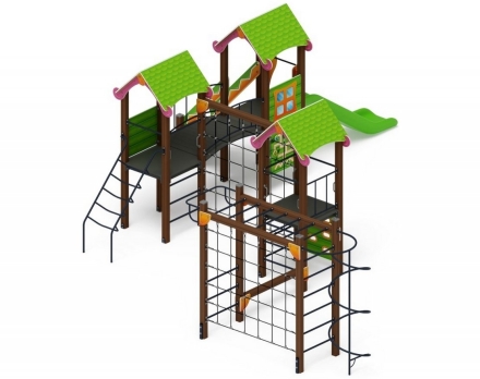 Детская игровая площадка Лукоморье ДИК 2.25.07-01 H=1200