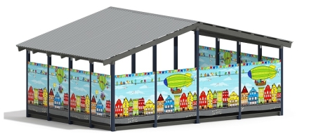 Теневой навес (Город) - МФ 70.6.4-01