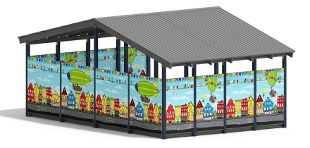 Теневой навес (Город) - МФ 70.6.4-01