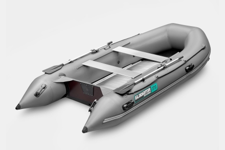 Gladiator B 370 AL LIGHT Темно-серый моторная лодка ПВХ Алюминиевый пайол