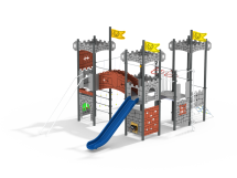 УК 7.818.11 Универсальный комплекс четыре башни с крышей цинк