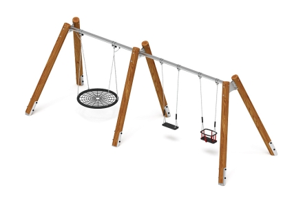 Качели (Лиственница темный) ИО 13.Р.05.03.04.01-Л.И1.01