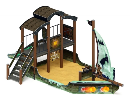 Детская игровая площадка Летучий Голландец Парусник ДИК 2.03.3.01-04 Н=1200