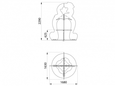 МФ 2.11 Столик Осьминог