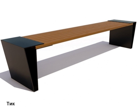 Скамейка уличная Мегаполис, Сосна 1,2 м