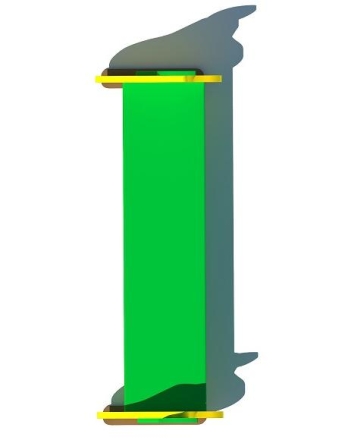 Детская скамейка Груша для игровой площадки