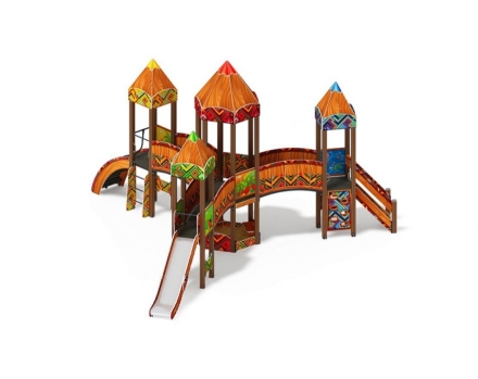 Детская игровая площадка Карандаши ДИК 2.26.04-01.С Н=1200