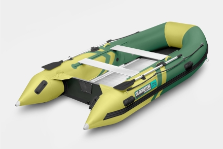 Gladiator B 370 AL LIGHT Зелено-оливковый моторная лодка ПВХ Алюминиевый пайол