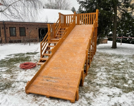 Зимняя горка Snow Fox (скат 5,9 м)