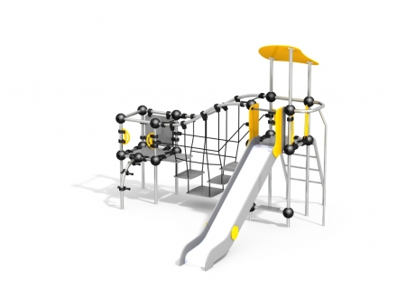 УК 7.504.11 Горка с подвесными ступенями цинк