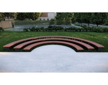 Амфитеатр Радиус без спинок, радиус 3-5 м