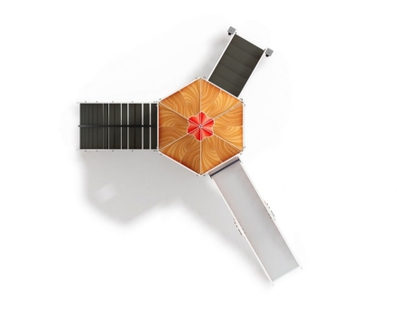 Детская игровая площадка Карандаши ДИК 2.26.01-01.С, Н=1200