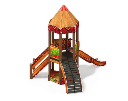 Детская игровая площадка Карандаши ДИК 2.26.01-01.С, Н=1200