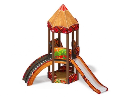 Детская игровая площадка Карандаши ДИК 2.26.01-01.С, Н=1200