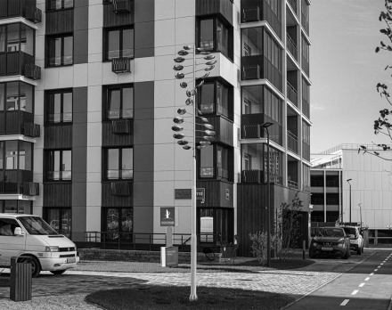 Скульптура из нержавеющей стали Торсо Увеличенный размер