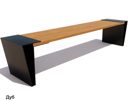 Скамейка уличная Мегаполис, Сосна 1,8 м