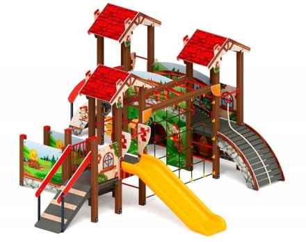 Детская игровая площадка В гостях у сказки ДИК 1.05.01-29 H=900