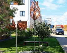 Медная скульптура Бутон Стандартный размер