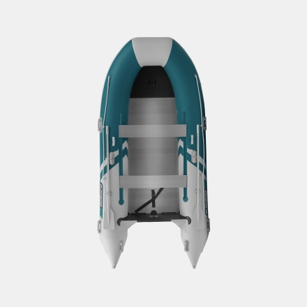 Gladiator B 370 AL LIGHT Морской зеленый-белый моторная лодка ПВХ Алюминиевый пайол