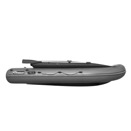 Моторная лодка ПВХ Фрегат 350 Air F (НДНД) с фальшбортом Серый