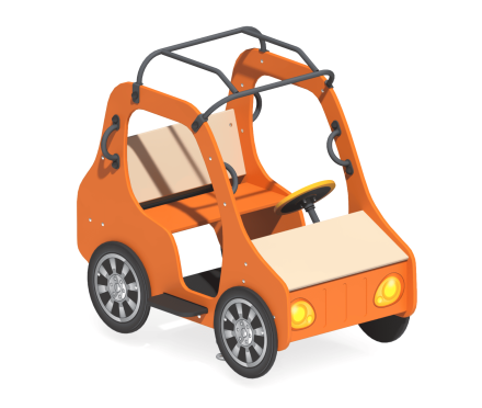 Качалка на пружине Машинка КБ-04 для игровой площадки