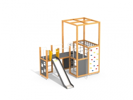 УК 7.509.01 Комплекс с горкой нерж