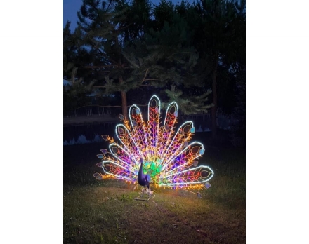 Световая фигура Павлин №3 005