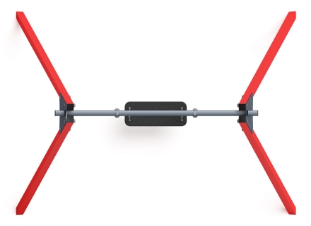Качели М1 (красный) - ИО 11.М.03.03-01