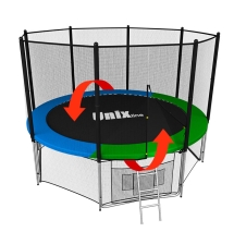 Батут UNIX line 12 ft Classic (outside) с защитной сеткой
