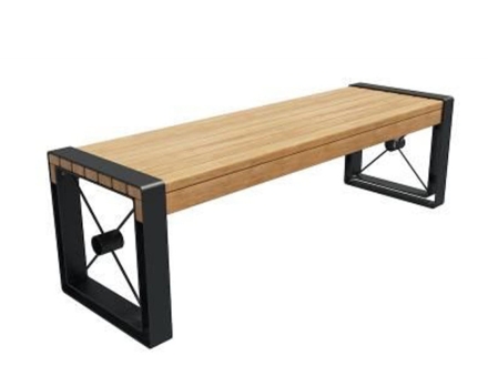 Банкетка стальная Фотела 1,8 м