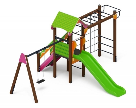Детская игровая площадка Лукоморье ДИК 2.25.03-01 H=1200