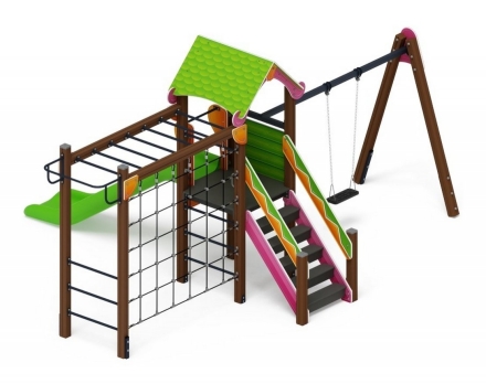 Детская игровая площадка Лукоморье ДИК 2.25.03-01 H=1200