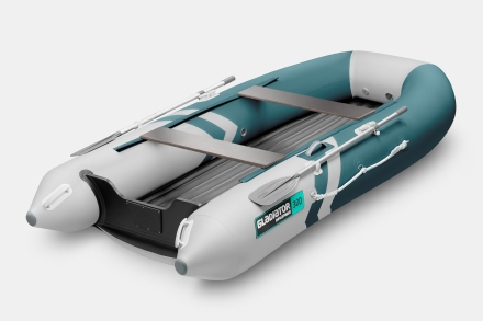 GLADIATOR E 300 SL AIR SPORT Морской зеленый-белый моторная лодка ПВХ