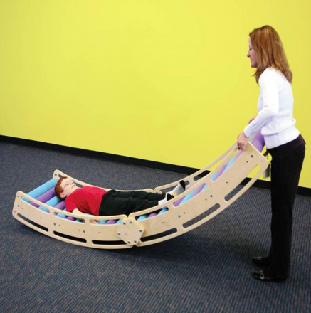 Горка Радуга для ЛФК с роликами