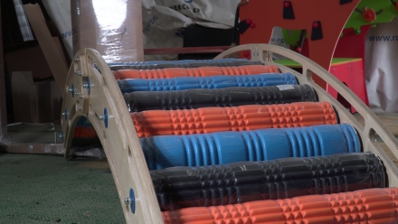 Горка Радуга для ЛФК с роликами