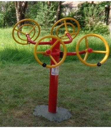 Тренажер для инвалидов-колясочников &quot;Рули&quot; УТМ-004 