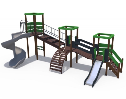 Игровой комплекс Геометрия Н-1200 и Н-2000 ДИО 09020