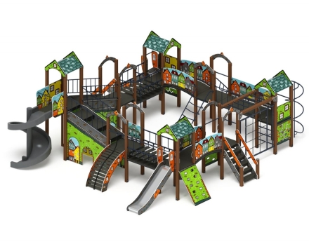 Детская игровая площадка Остров детства (Город) H=1200 H=2000 ДИК 2.01.8.02-11