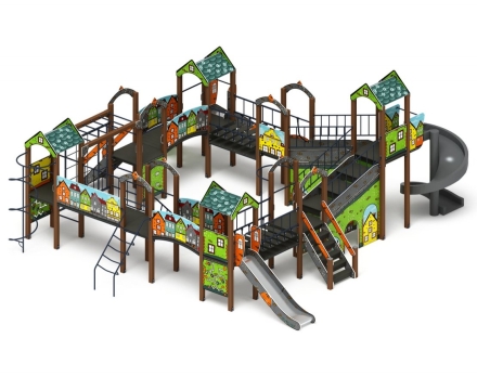 Детская игровая площадка Остров детства (Город) H=1200 H=2000 ДИК 2.01.8.02-11