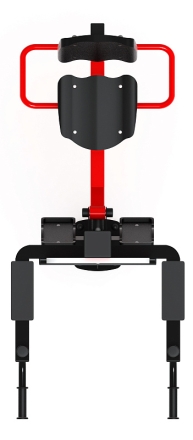 Жим ногами+Брусья (красный) - Уличный тренажер - СТ 023-11