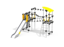 УК 7.511.11 Комплекс с горкой и высоким рукоходом цинк