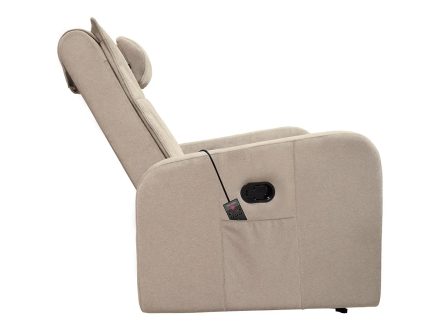 Кресло-реклайнер механический с массажем FUJIMO COMFORT CHAIR Ваниль