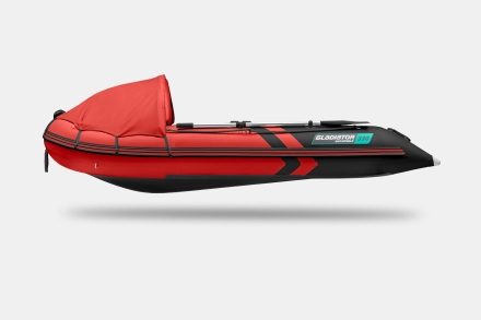 Gladiator C 330 AL ACTIVE Красно-черный моторная лодка ПВХ Алюминиевый пайол