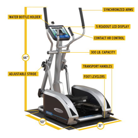 Эллиптический тренажер Endurance с адаптером 220V
