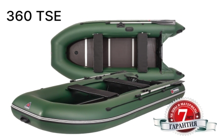 Лодка надувная 360TSE (БЕЗ ПОЛА)  (зеленая, серая, Combi)