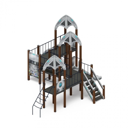 Детская игровая площадка Космопорт горка Н 1200 ДИК 2.14.07-01